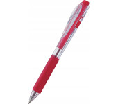 Długopis PENTEL BK437 z gumowym uchwytem automatyczny czerwony