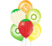 Balony pastelowe owoce 30cm (6szt.) BN06-591 ALIGA
