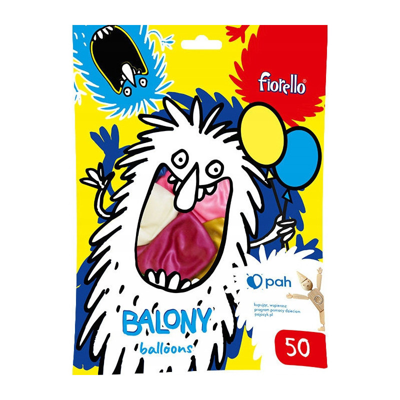 Balon 10 metalizowany mix kolorów (100szt.) 170-2636 FIORELLO