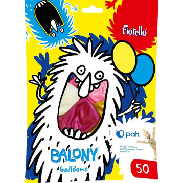 Balon 10 metalizowany mix kolorów (100szt.) 170-2636 FIORELLO