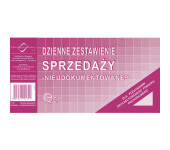 R05-H Dzienne zestawienie sprzedaży nieudokumentowanej od stycznia 2022 Michalczyk i Prokop
