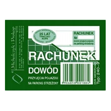240-9 Dow.przyj.poj.na park.strzeżony Michalczyk i Prokop