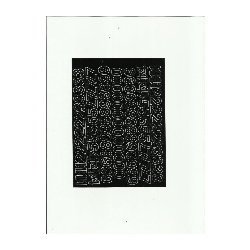 Cyfry samoprzylepne 1,5cm (8) czarne ARTDRUK