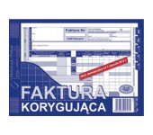 107-3E Faktura VAT korygująca A5 80k Michalczyk i Prokop