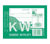402-5 KW Dowód Wypłaty A6 80 kartek Michalczyk i Prokop