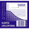 507-6 Karta urlopowa 2/3 A6 40 kartek Michalczyk i Prokop