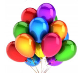 Balony 27cm metalizowane mix (100szt.) 12M-MIX ALIGA