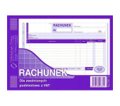 231-3 Rachunek A5 dla zw.z VAT (poziom)MICHALCZYK i PROKOP