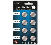 Bateria EVERACTIVE CR2032/CR2025/CR2016 litowa blister mix (8szt)