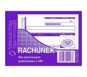 234-5 Rachunek A6 (poziom) ory.+kop. 80k Michalczyk i Prokop