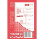 409-5 Rozliczenie zaliczki A6 40 kartek Michalczyk i Prokop