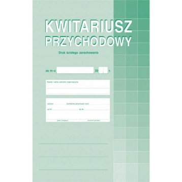 400-1 Kwitariusz przychodowy A4 30 kartek MICHALCZYK I PROKOP 400-1 Kwitariusz przychodowy A4 30 kartek MICHALCZYK I PROKOP