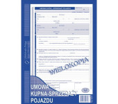 650-1 Umowa kupna - sprzedaży pojazdu MICHALCZYK&PROKOP A4 40 kartek