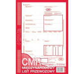 800-1N CMR A4 80kartek 1+3 numerowany międzynarodowy list przewozowy M&P