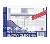 511-3E Ewidencja czasu wykonania zlecenia A5 offset MICHALCZYK&PROKOP