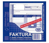 131-4E Faktura z jedną stawką podatku sprzedaż w netto 2/3A5 Michalczyk i Prokop