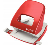 Dziurkacz 5008 LEITZ duży metalowy 30 kartek czerwony 50080025