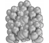 Balony 10` metalizowane SREBRNE (50szt.) 170-2631 FIORELLO