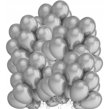 Balony 10` metalizowane SREBRNE (50szt.) 170-2631 FIORELLO Balony 10` metalizowane SREBRNE (50szt.) 170-2631 FIORELLO