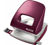 Dziurkacz LEITZ STYLE 50060028 ciemno czerwony 30 kartek