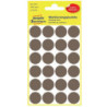 Trwałe kółka Q18mm 96szt/op szarobrązowe 3116 AVERY ZWECKFORM