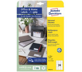 Etykiety białe ULTRAGRIP 70x37mm (10 arkuszy || 240 etykiet) 3474-10 AVERY ZWECKFORM