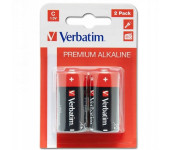 Bateria VERBATIM Premium Alkaline C/LR14 1,5V alkaliczna blister (2szt) (49922)