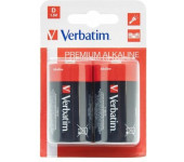 Bateria VERBATIM Premium Alkaline D/LR20 1,5V alkaliczna blister (2szt) (49923)