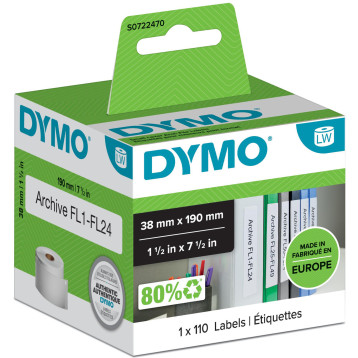Etykieta DYMO na mały segregator 38 190 99018 S0722470