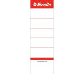 Etykiety grzbietowe do segregatorów 75mm (szerokość 50mm) białe 10sztuk 810801 ESSELTE