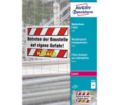 Folia A4 0.13mm biała LASER (100 ark.) 3487 AVERY ZWECKFORM