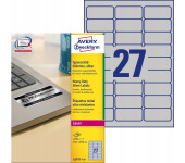 Etykiety ZF A4 63,5x29,6mm L6011-100 znamionowe srebrne AVERY ZWECKFORM