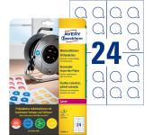 Etykiety inspekcyjne usuwalne 30mm 2480szt. L7804-10 białe AVERY ZWECKFORM