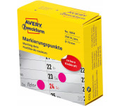 Kółka w dyspenserze trwałe 250szt. 19mm różowe 3854 AVERY ZWECKFORM