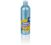 Farba plakatowa szkolna ASTRA 250ml perłowa niebieska 301217039 ASTRA