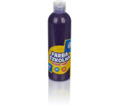 Farba plakatowa szkolna ASTRA 250ml brokatowy fiolet 301217042 ASTRA