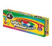 Farby plakatowe zestaw 12 kolorów 20ml szkolne AS 301219004 ASTRA