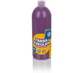 Farba plakatowa szkolna 1000ml śliwkowa fioletowa 301217065 ASTRA
