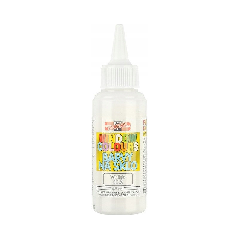 Farba witrażowa 60ml biała 974215 KOH-I-NOOR
