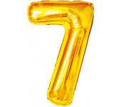 Balon foliowy złota cyfra 7 BCF-955-7 GO PARTY