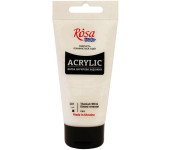 Farba akrylowa Rosa Studio 75ml TITANIUM WHITE 401