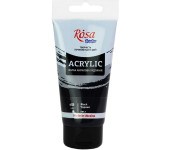 Farba akrylowa Rosa Studio 75ml BLACK 403