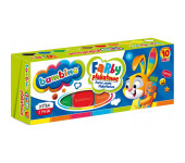 Farby plakatowe dla dzieci Zestaw 10 kolorów x 20ml BAMBINO St.Majewski