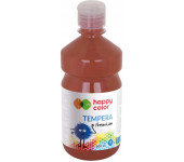 Farba TEMPERA Premium 500ml ciemnobrązowa HAPPY COLOR HA 3310 500-75