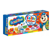 Farby plakatowe dla dzieci Zestaw 24 kolory x 10ml BAMBINO