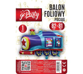 Balon foliowy POCIĄG ANT0029 GO PARTY