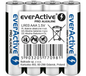 Bateria EVERACTIVE Pro Alkaline AAA/LR03 alkaliczna taca (4szt)