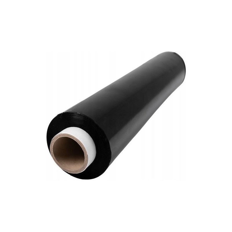 Folia stretch NATUNA 2,5kg 23mic czarna rozciągliwość 170% (około 230m)