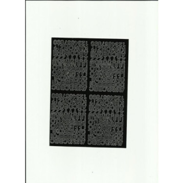 LITERY samoprzylepne 0.7cm (8) niebieskie ARTDRUK LITERY samoprzylepne 0.7cm (8) niebieskie ARTDRUK
