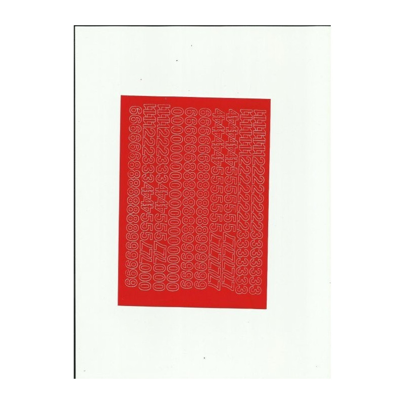 Cyfry samoprzylepne 1cm (8) czarne ARTDRUK